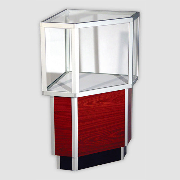 Half Vision Corner Case 20" Square x 38" H