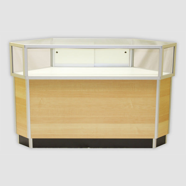 Jewelry Corner Case 42" Square x 38" H