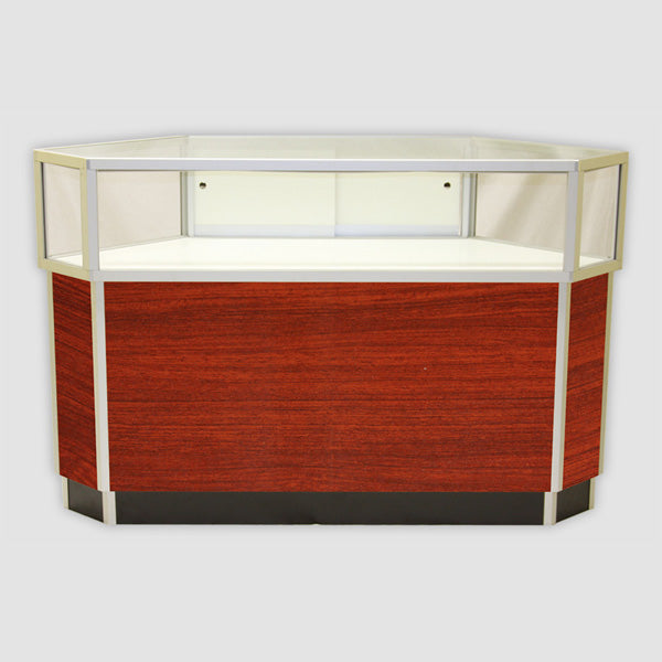 Jewelry Corner Case 42" Square x 38" H