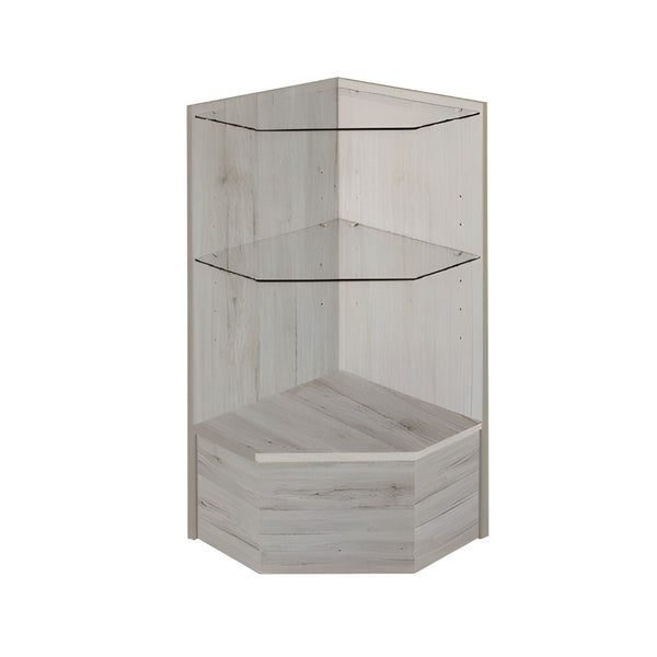 PENTAGONAL CORNER BARNWOOD 18"(L) x 18"(W) x 38"(H)