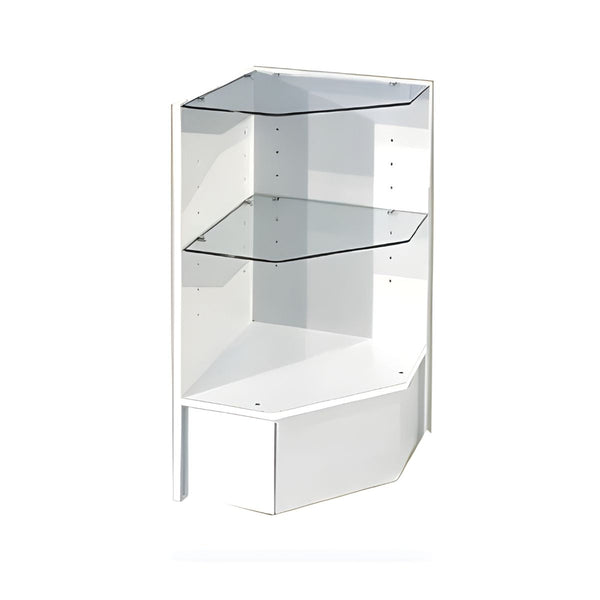 PENTAGONAL CORNER WHITE 18"(L) x 18"(W) x 38"(H)