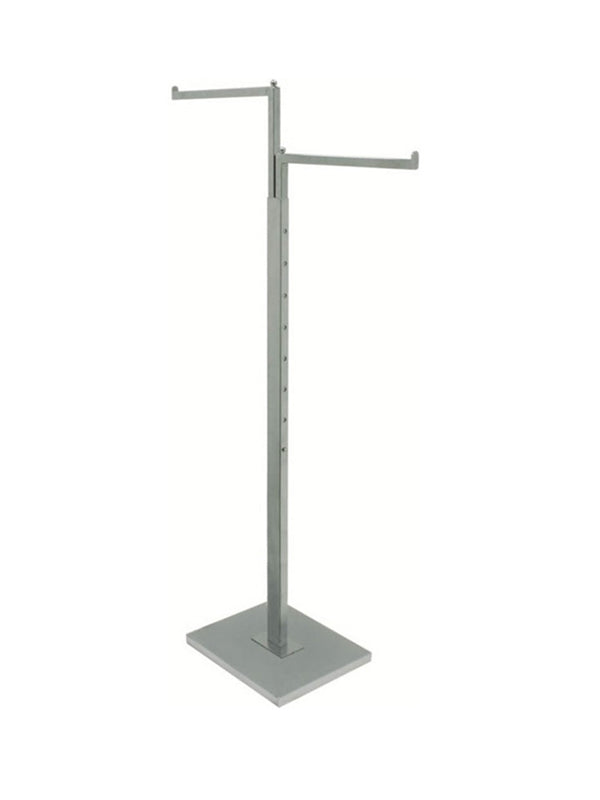 2-Way Garment Rack with Straight Rectangular Arms