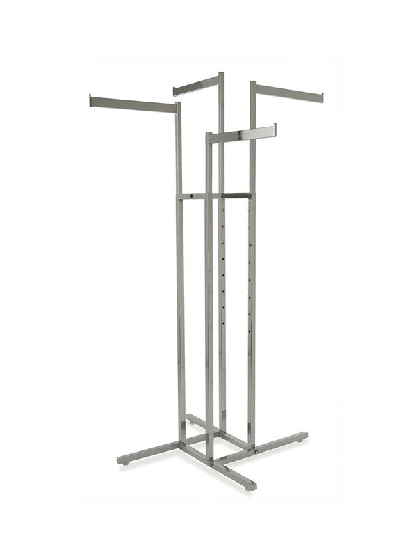 4-Way Rack w/ Rectangular Straight Arms