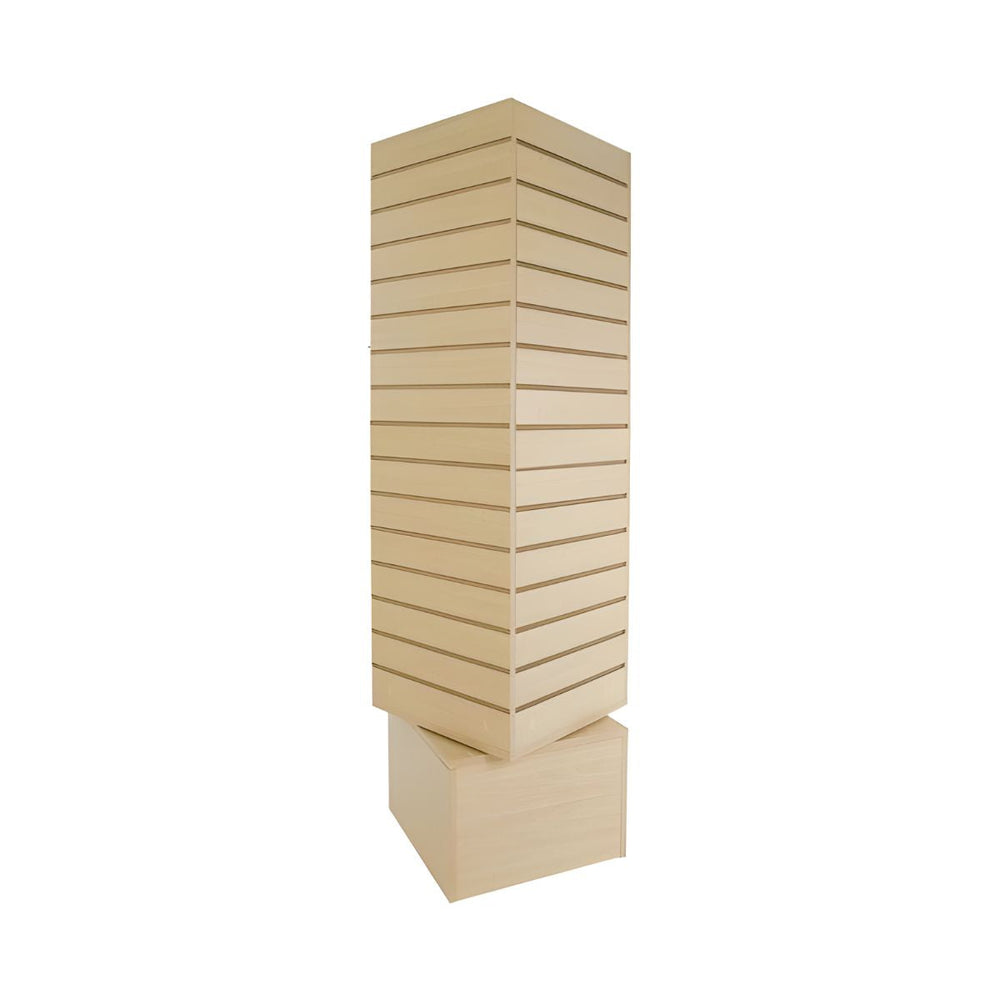 Rotating Slatwall Display Maple