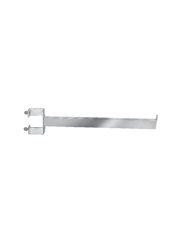 16" TWIST-ON STRAIGHT ARM FOR RECTANGULAR TUBING RACK