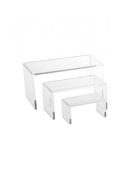 SET OF 3 DISPLAY RISERS- LG.