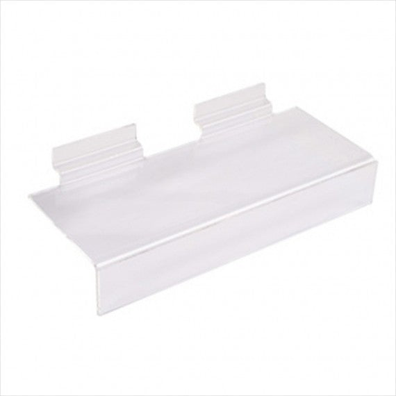 Slatwall Acrylic Flat Shelf