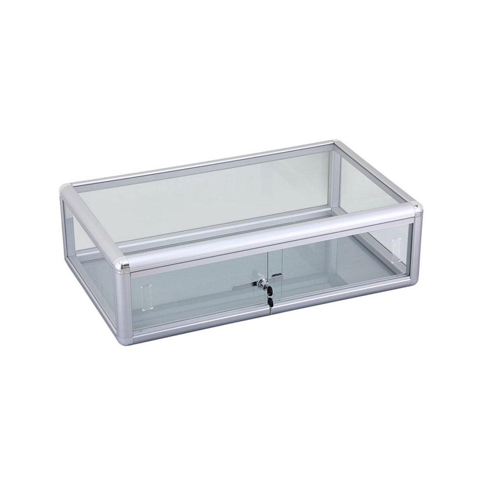 SILVER ALUMINUM SHOWCASE