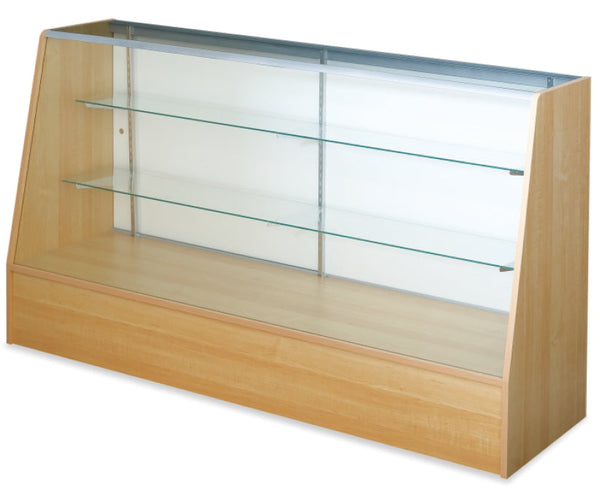 Trapezoid Full Vision Showcase Maple 48" & 70"