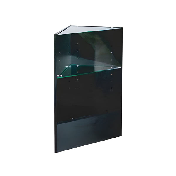 TRIANGLE CORNER BLACK 18"L x 18"W x 38"H