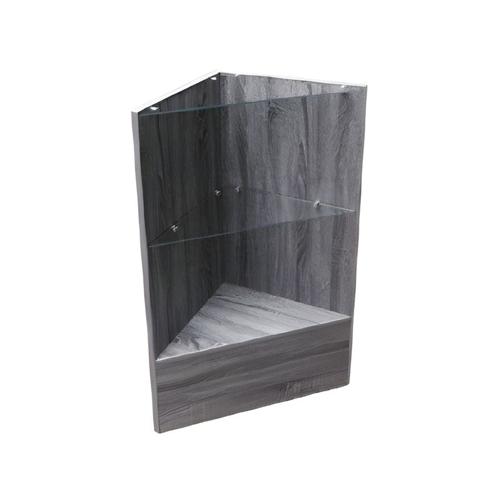TRIANGLE CORNER RUSTIC GREY 18"(L) x 18"(W) x 38"(H)