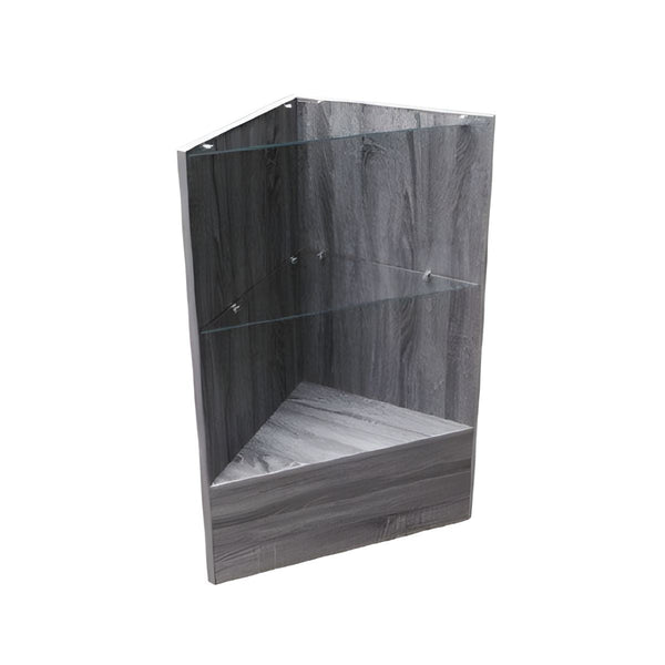 TRIANGLE CORNER RUSTIC GREY 18"(L) x 18"(W) x 38"(H)