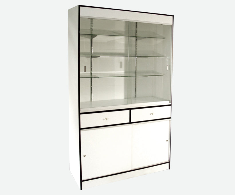 Halfview Wallcase White (W/Blk Trim)