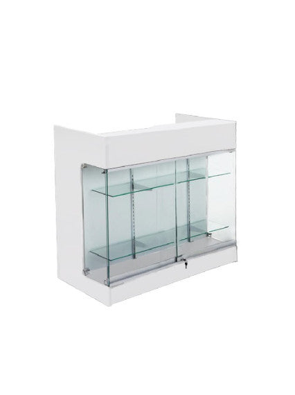 White Ledgetop Counter